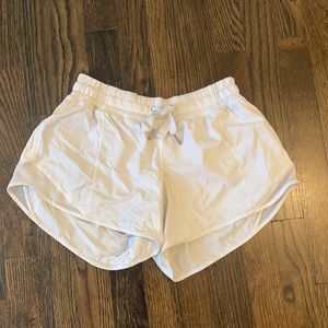 Lululemon Hotty Hot White Shorts